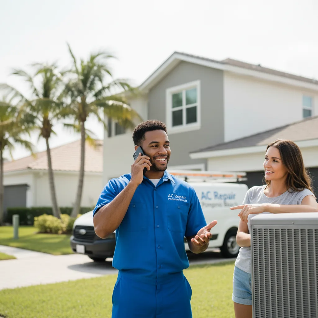 AC Repair Pompano Beach customer support in Fosters